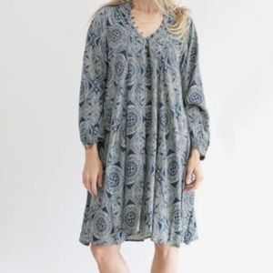 Natalie Martin Fiore Short Dress - Moroccan Print Medium NWOT